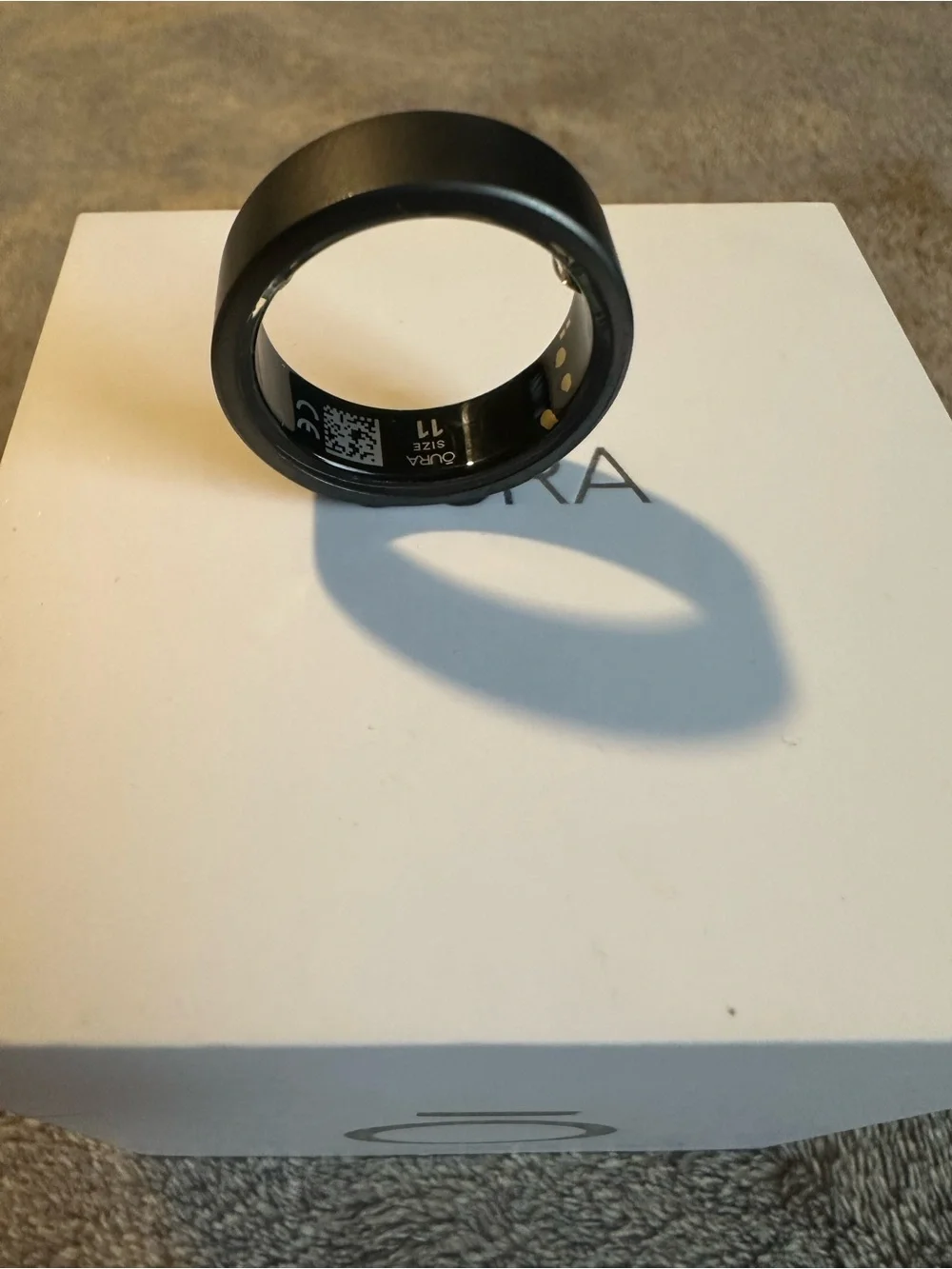 Oura Ring Generation 2 (Heritage Matte Stealth, Size 11)